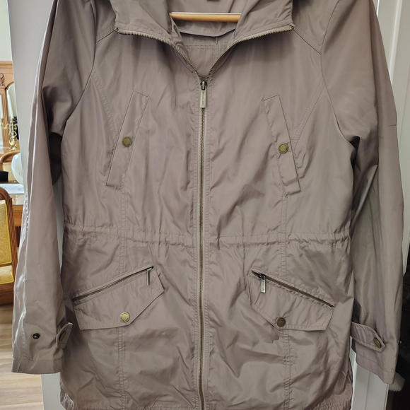 MK Boutique Women's Taupe Utility Jacket - Picture 1 of 2